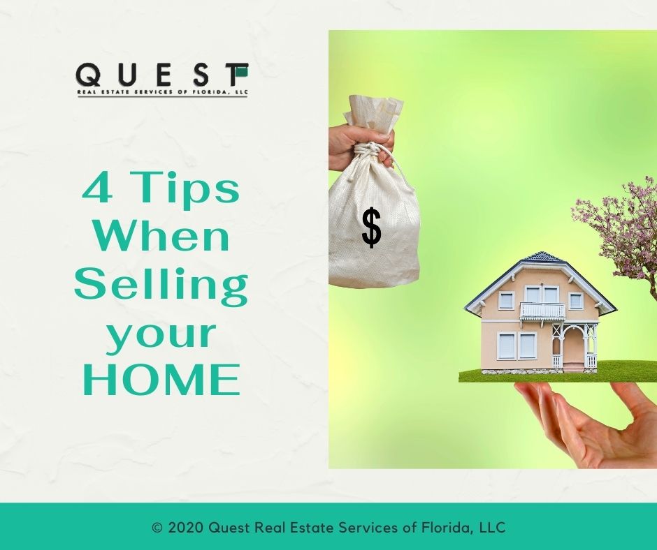 4 Tips When Selling your Home