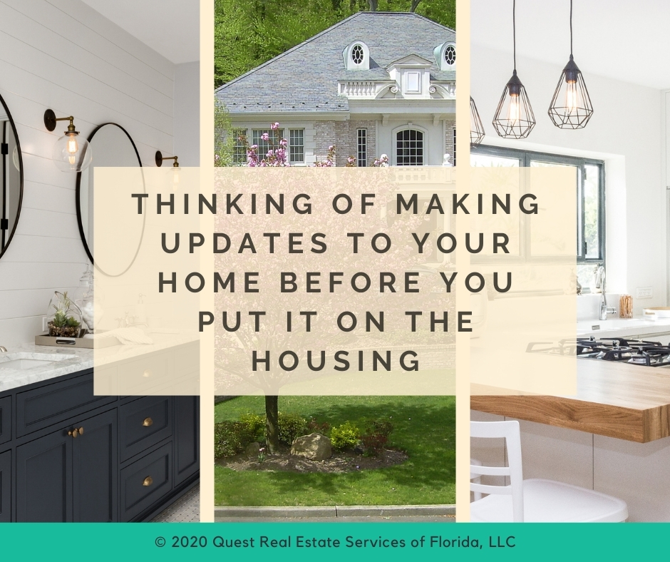 Thinking of making updates to your home before you put it on the housing