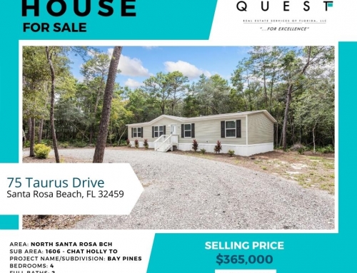 New Listing In Santa Rosa Beach: 75 Taurus Drive! Price Just Reduced!