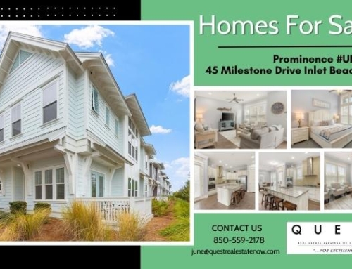 PRICE REDUCED!  45 Milestone Dr. Unit B, Inlet Beach, FL 32461   For Sale