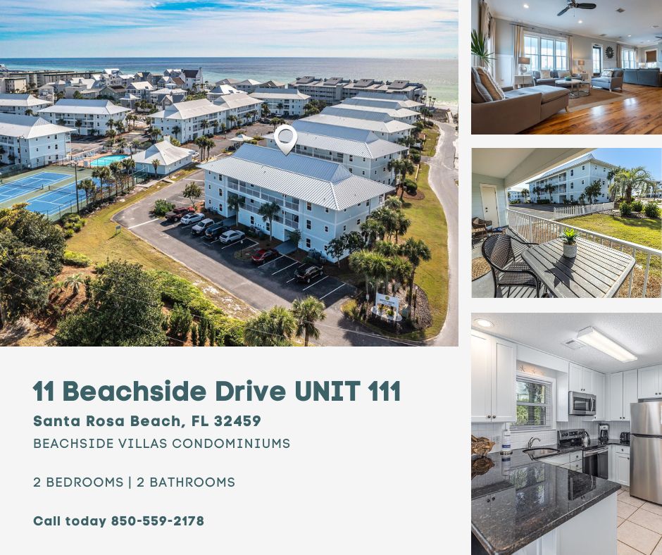 For Sale: 11 Beachside Drive UNIT 111, Santa Rosa Beach, FL 32459